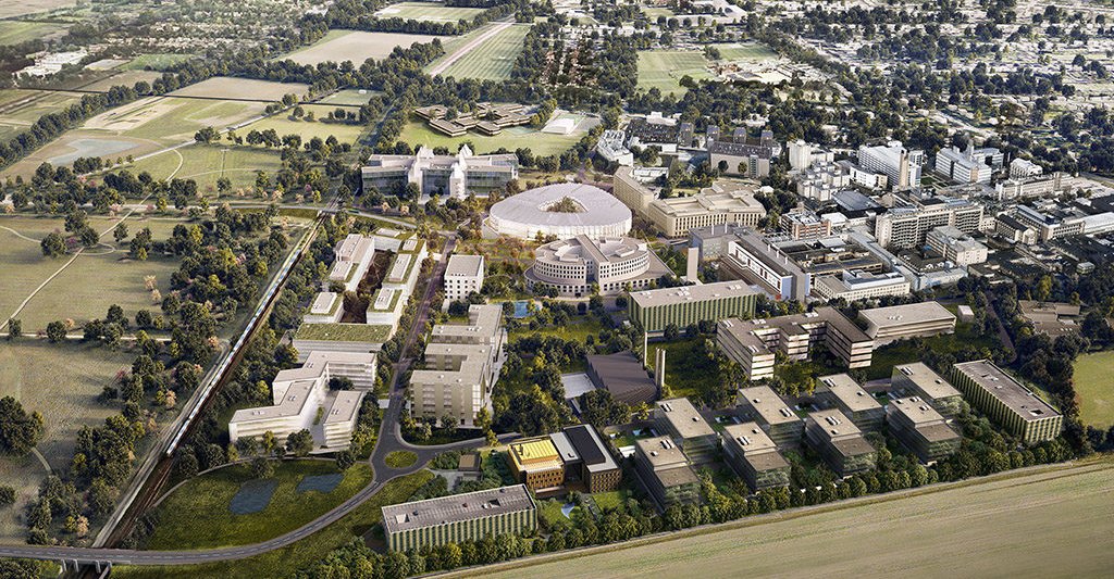The Cambridge Biomedical Campus.