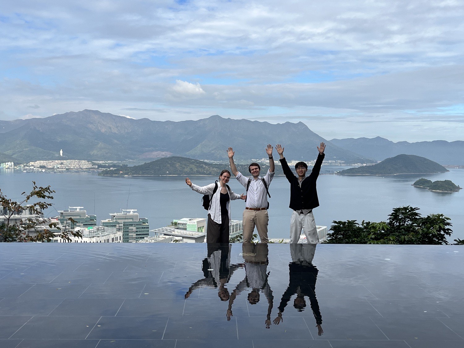 Looking over Tolo Harbour, Hong Kong